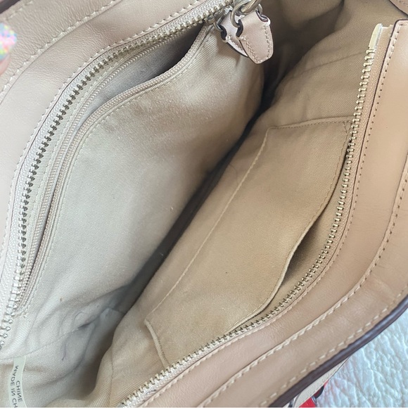 Coach Tanner Top Handle Light Pink/Tan shoulder bag cross body - Picture 8 of 8